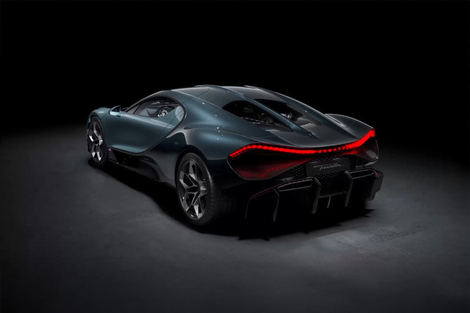 Rear Cross Side View of Bugatti Tourbillon