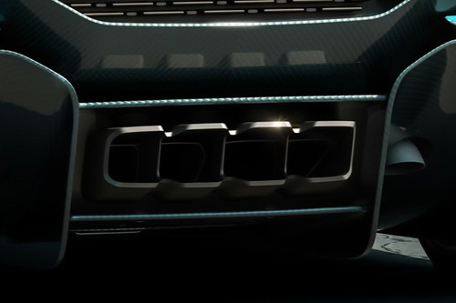 Exhaust Pipe of Bugatti Divo