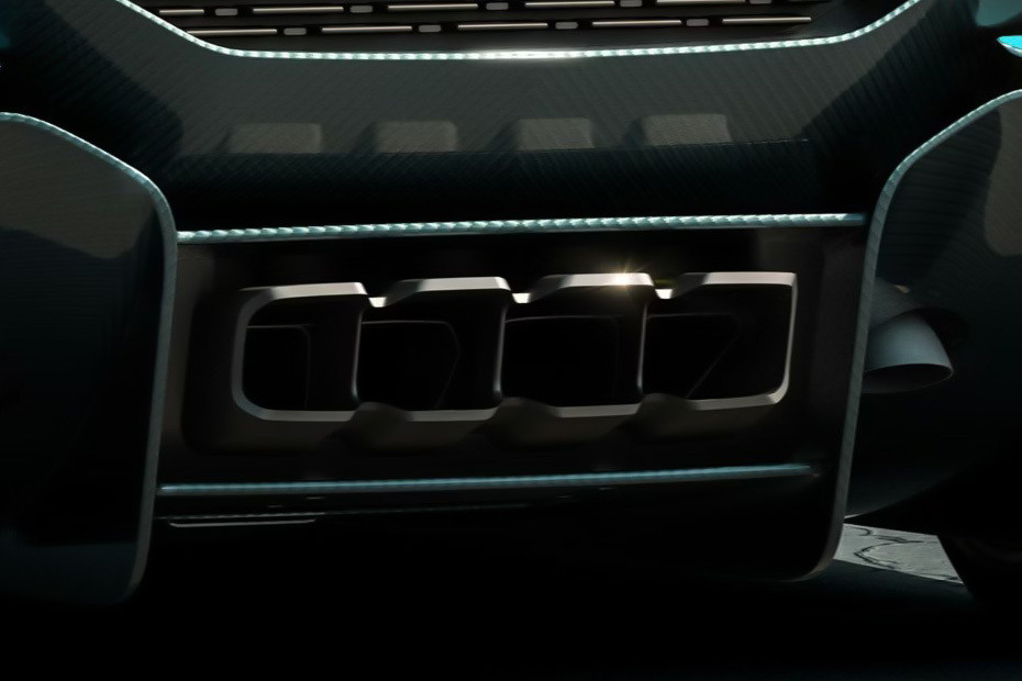 Exhaust Pipe of Bugatti Divo