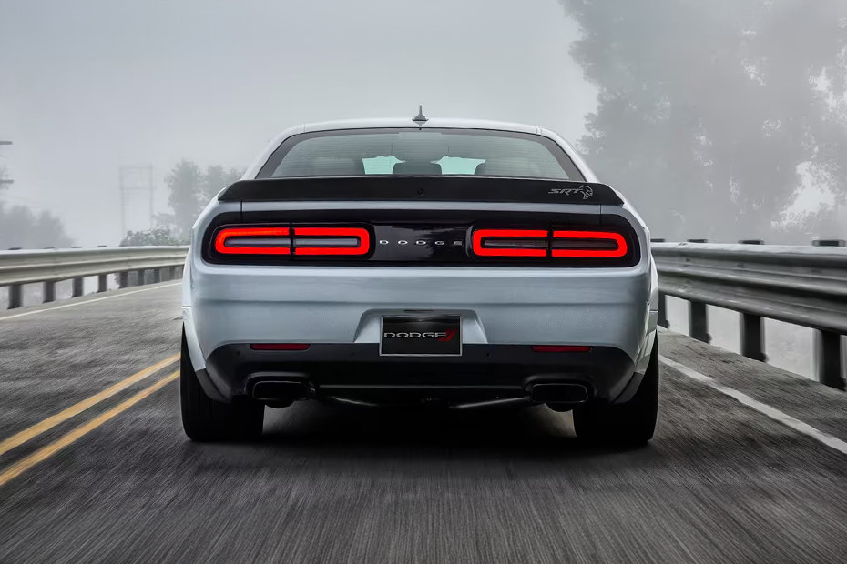 Full Rear View of Dodge Challenger