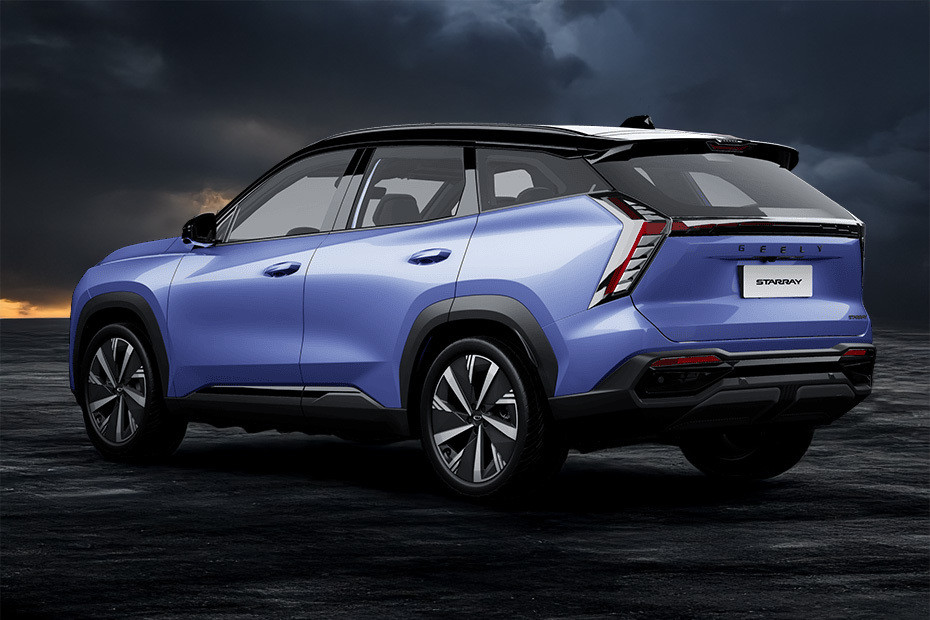 Rear Cross Side View of Geely Starray
