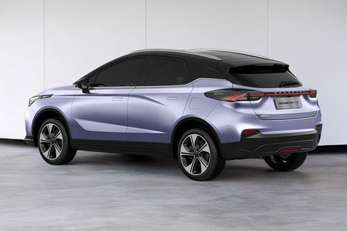 Rear Cross Side View of Geely Geometry-c