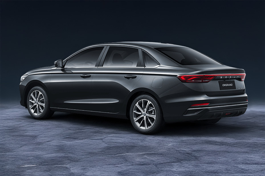 Rear Cross View of Geely Emgrand