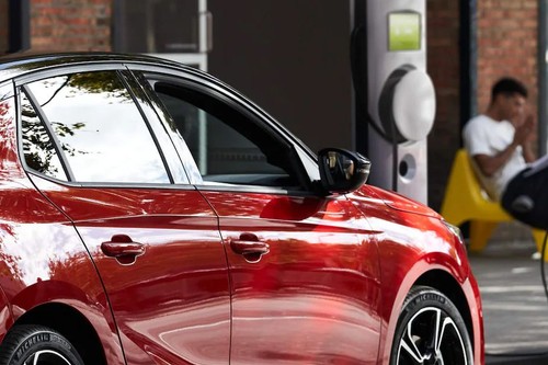 Opel Corsa Drivers Side Mirror Rear Angle