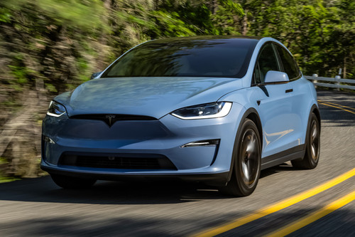 Tesla Model X Front Side View