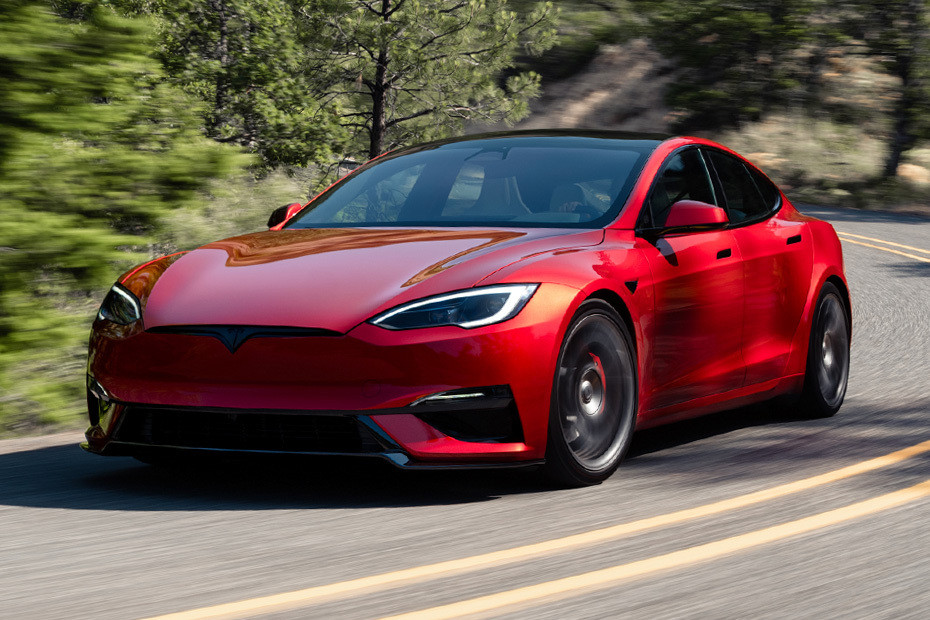 Tesla Model S Front Side View