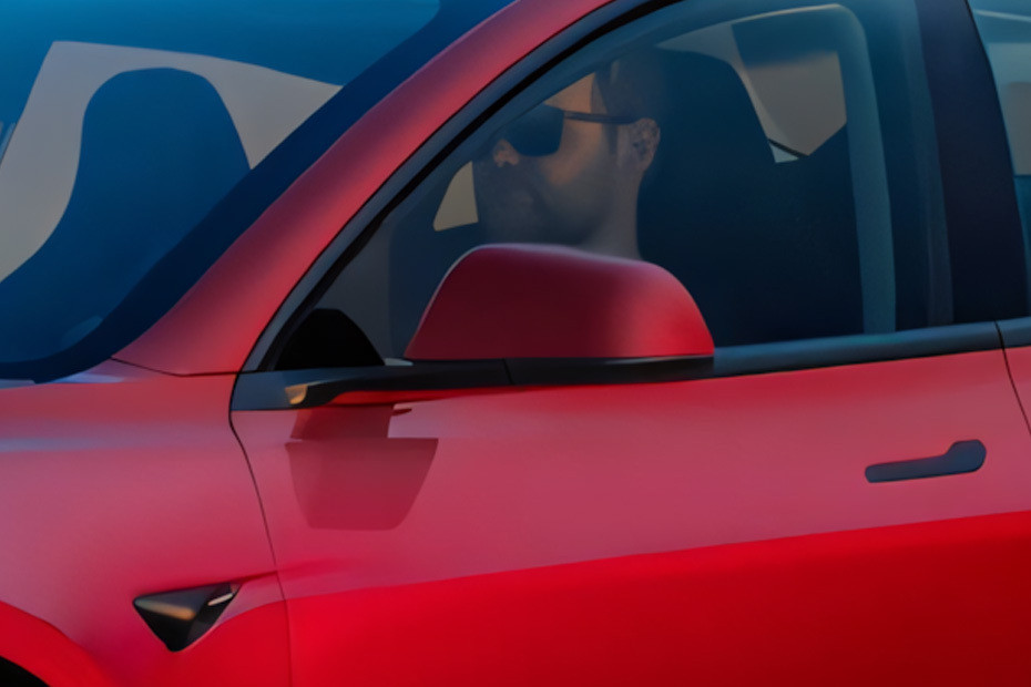 Tesla Model 3	 Drivers Side Mirror Front Angle