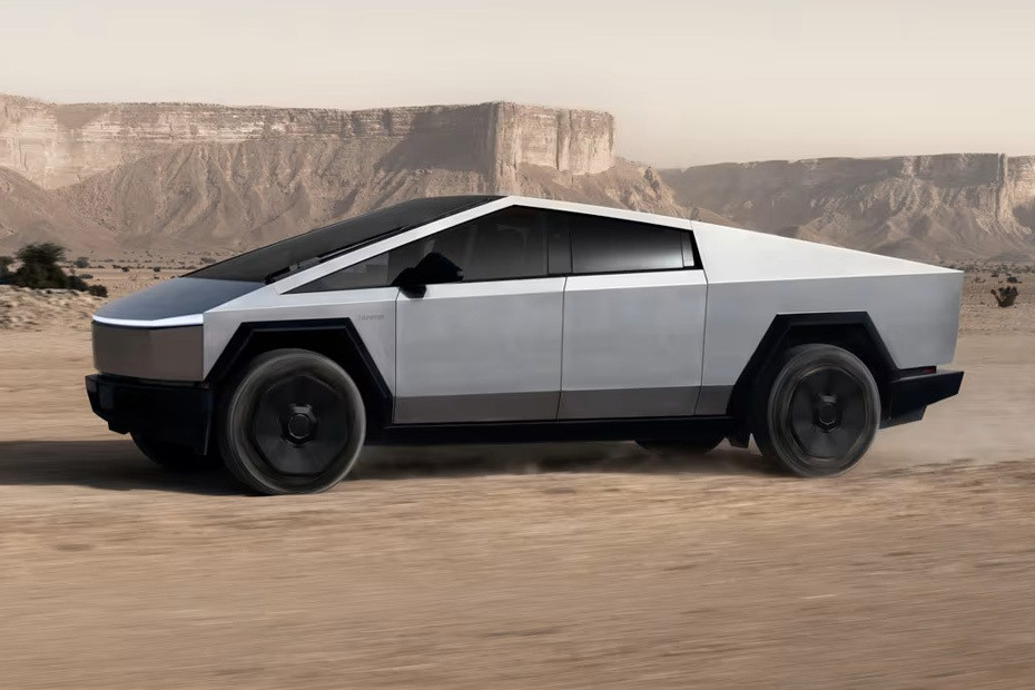 Tesla Cybertruck Front Side View