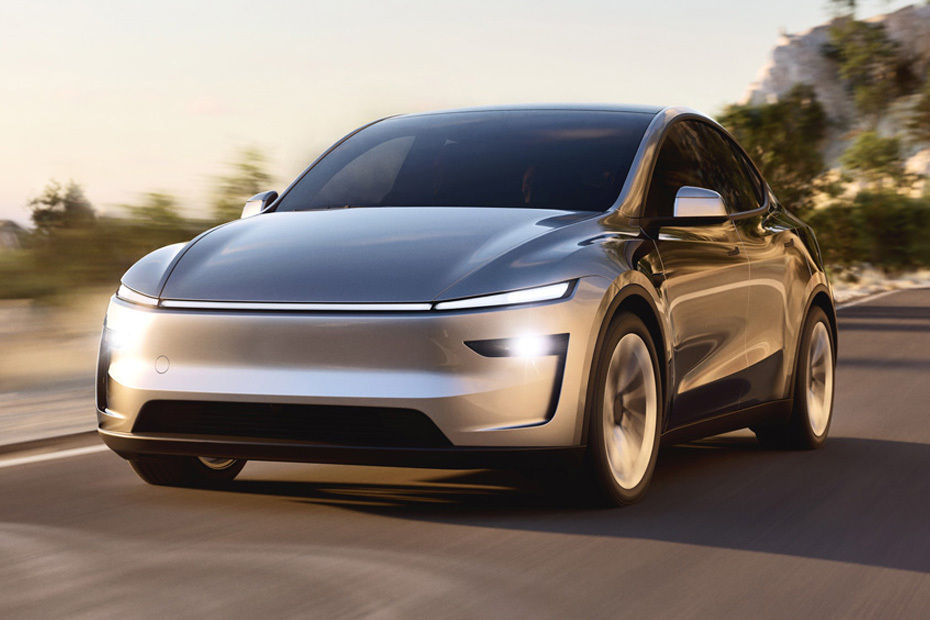 Tesla Model Y Front Cross Side View
