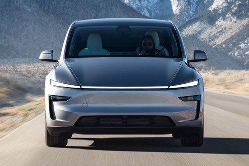 Full Front View of Model Y