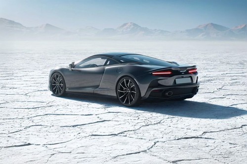 Rear Cross Side View of McLaren GTS