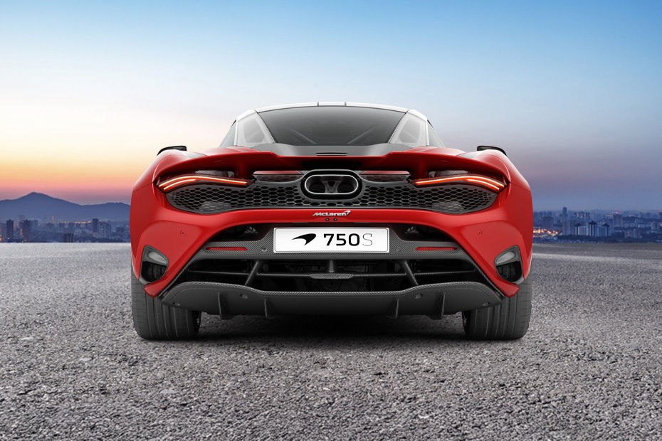 Full Rear View of McLaren 750S