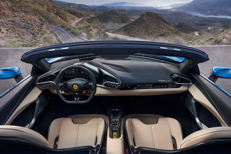Dashboard View of 296 GTS