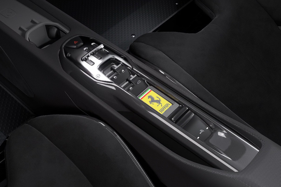 Center Controls of Ferrari 296 Speciale A