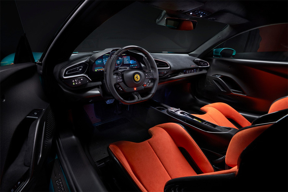 Dashboard View of 296 Speciale