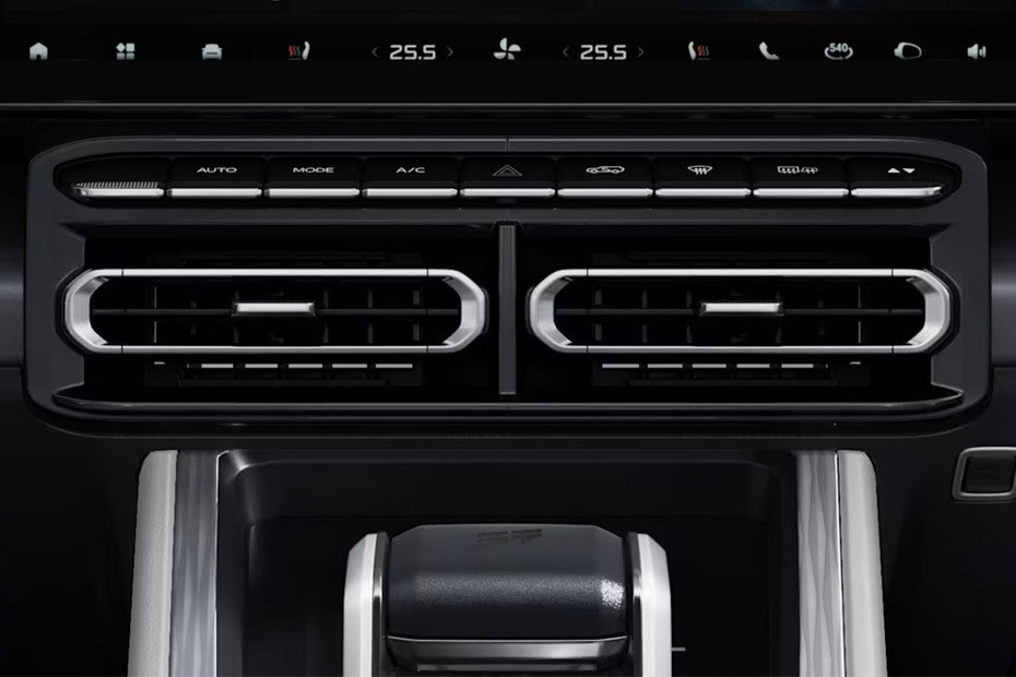 Front AC Controls of Jetour T1