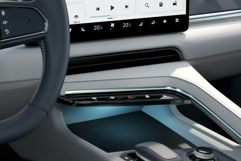 Front AC Controls of ZEEKR 001