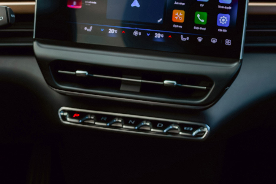 Front AC Controls of VINFAST VF6