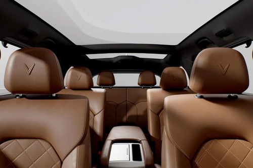 VINFAST VF9 Front And Rear Seats Together