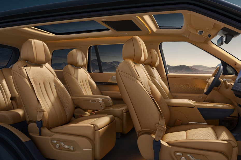 XPENG GX Front And Rear Seats Together