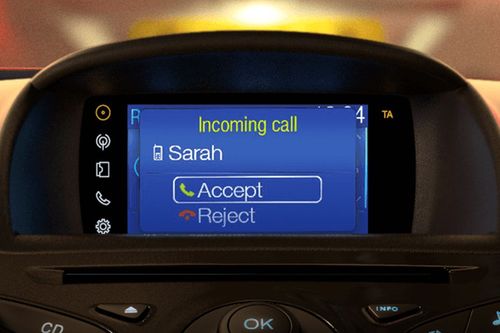 Fiesta touch screen