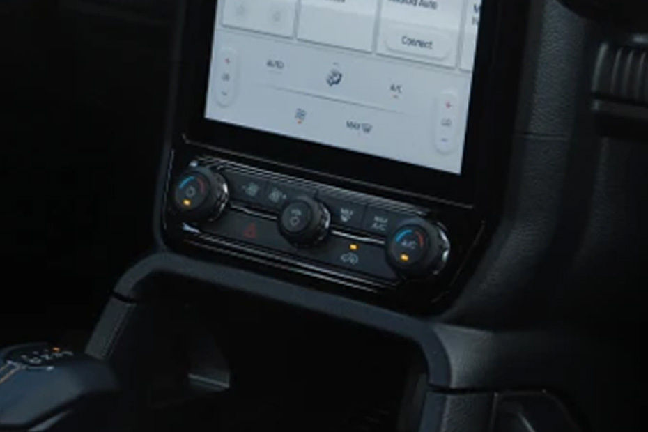Front AC Controls of Ford Ranger