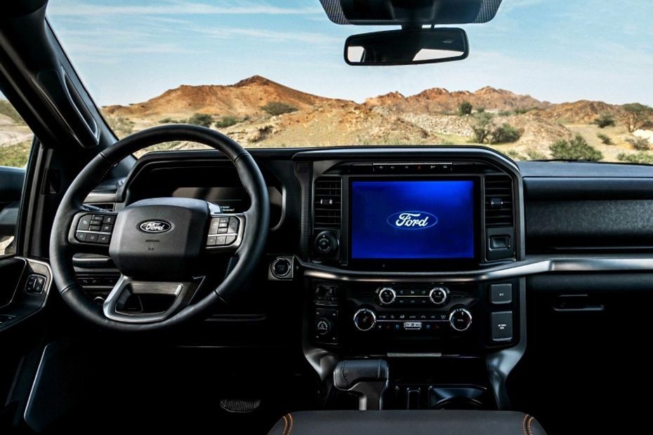 Dashboard View of F-150 Raptor 