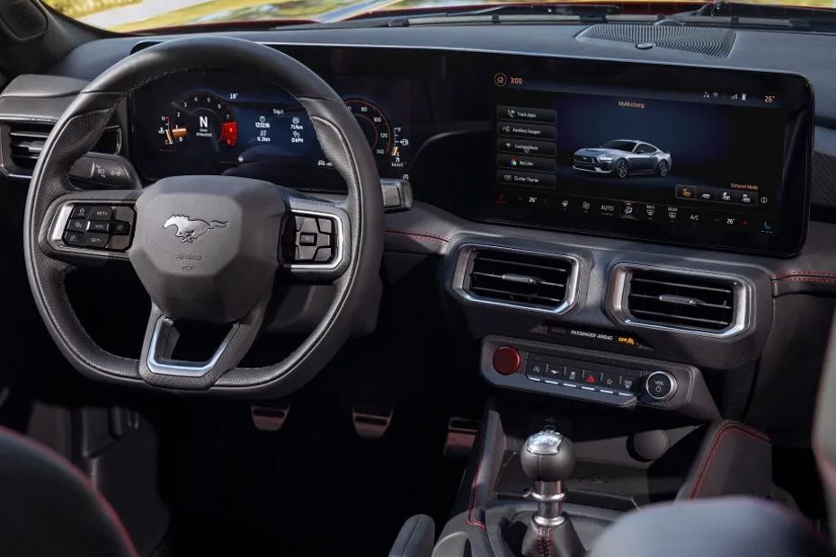 Dashboard View of Mustang