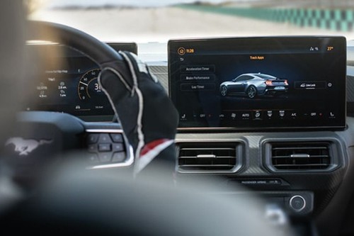 Stereo View of Mustang