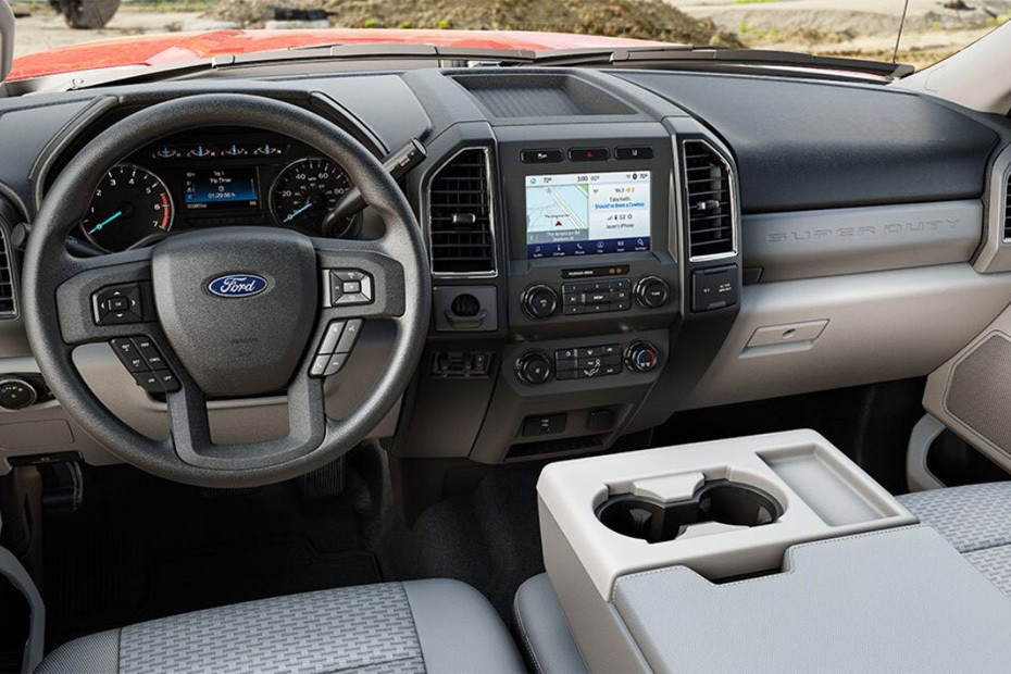 Dashboard View of Super Duty
