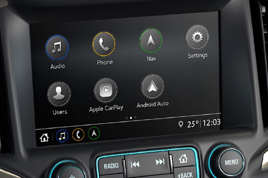 Terain Denali touch screen