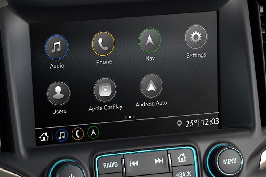 Terain Denali touch screen