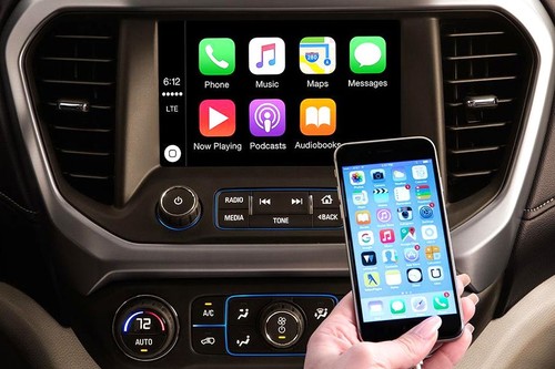 Front AC Controls of GMC Acadia Denali