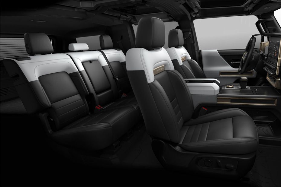 GMC HUMMER EV Front And Rear Seats Together