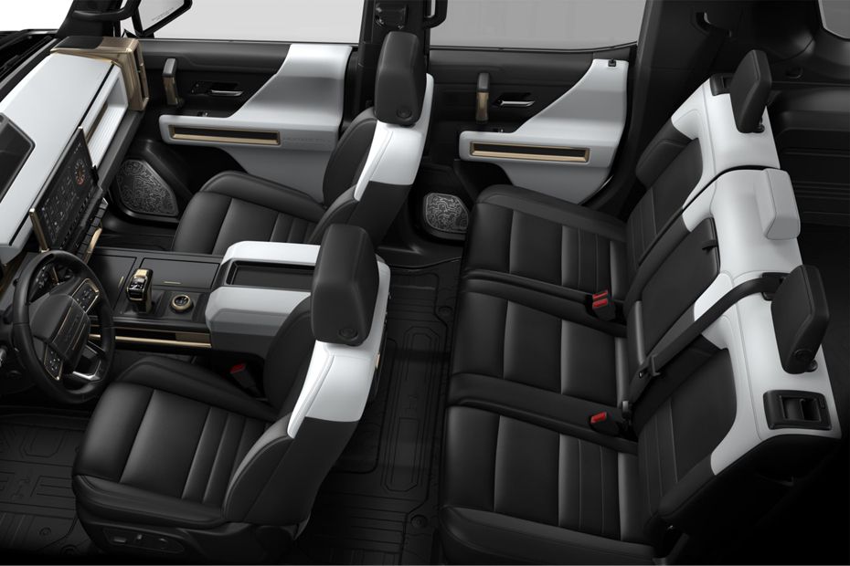 GMC Hummer EV Pickup Front And Rear Seats Together