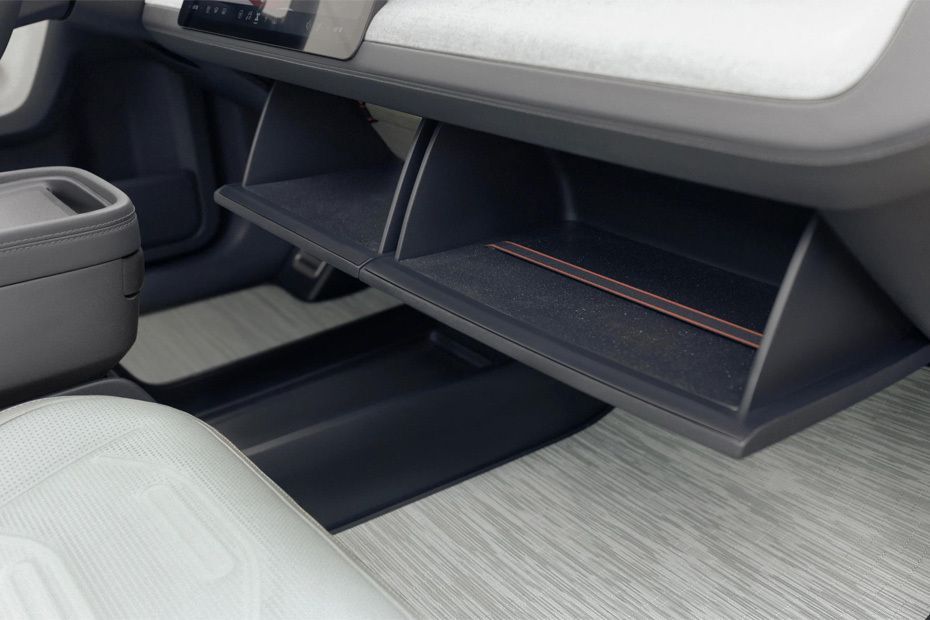 Rivian R3 Glove Box Open