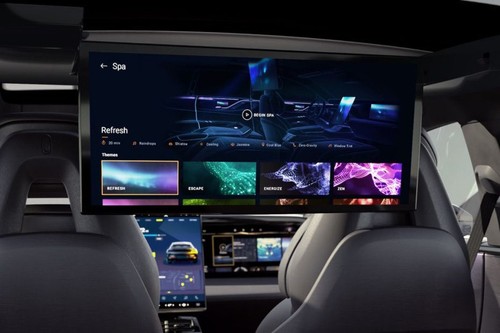 Rear Seat Entertainment of FF 91