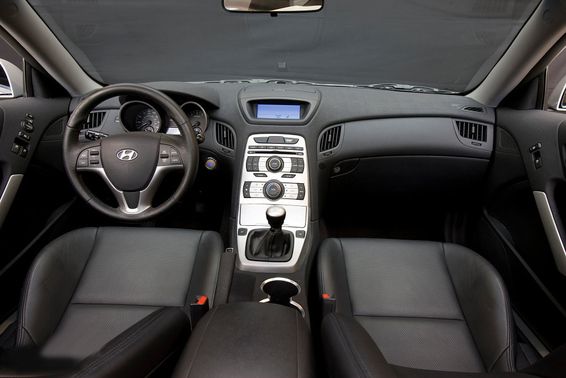 Dashboard View of Genesis Coupe