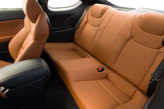 Hyundai Genesis Coupe Rear Seats