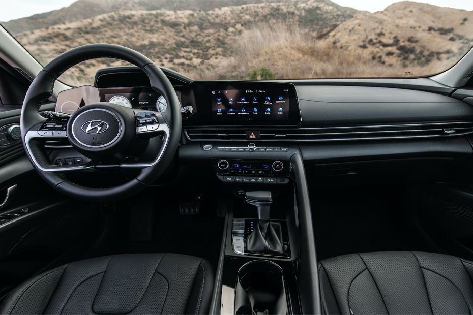 Dashboard View of Elantra (2021-2024)