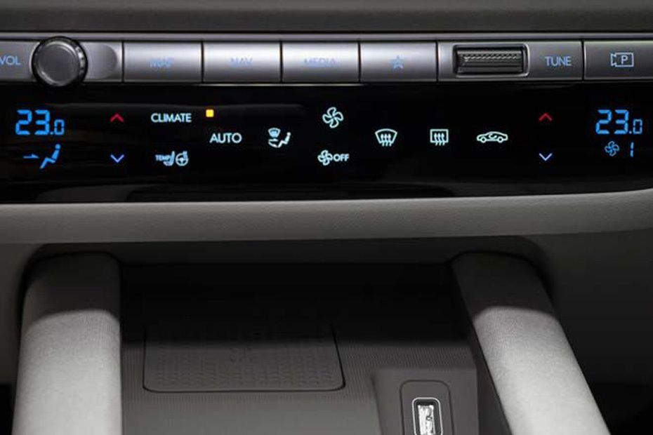 Front AC Controls of Hyundai Ioniq 6