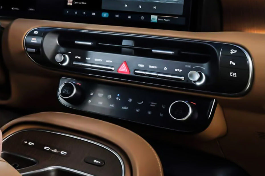 Front AC Controls of Hyundai Palisade