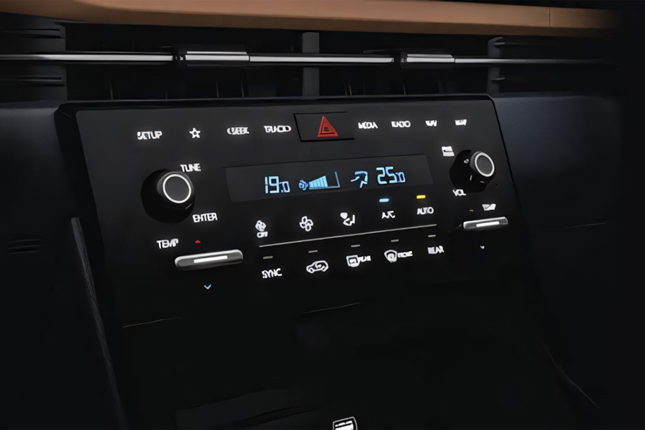 Front AC Controls of Hyundai Creta Grand