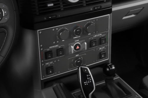 Front AC Controls of Ineos Grenadier Station Wagon