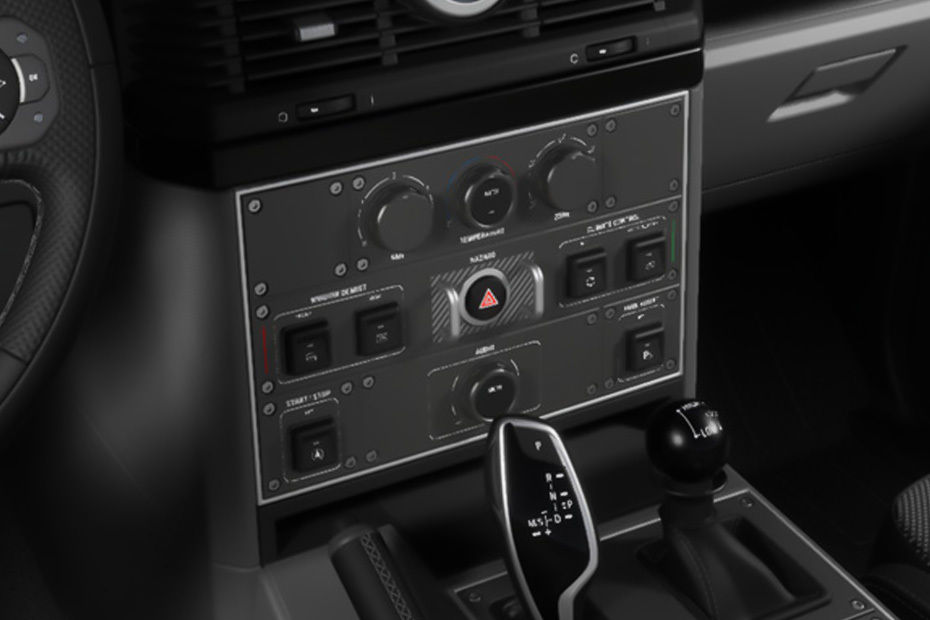 Front AC Controls of Ineos Grenadier Quartermaster