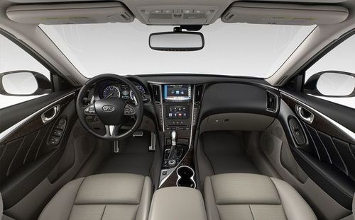 Dashboard View of Q50S Hybrid