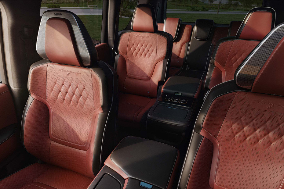 Infiniti QX80 Front And Rear Seats Together