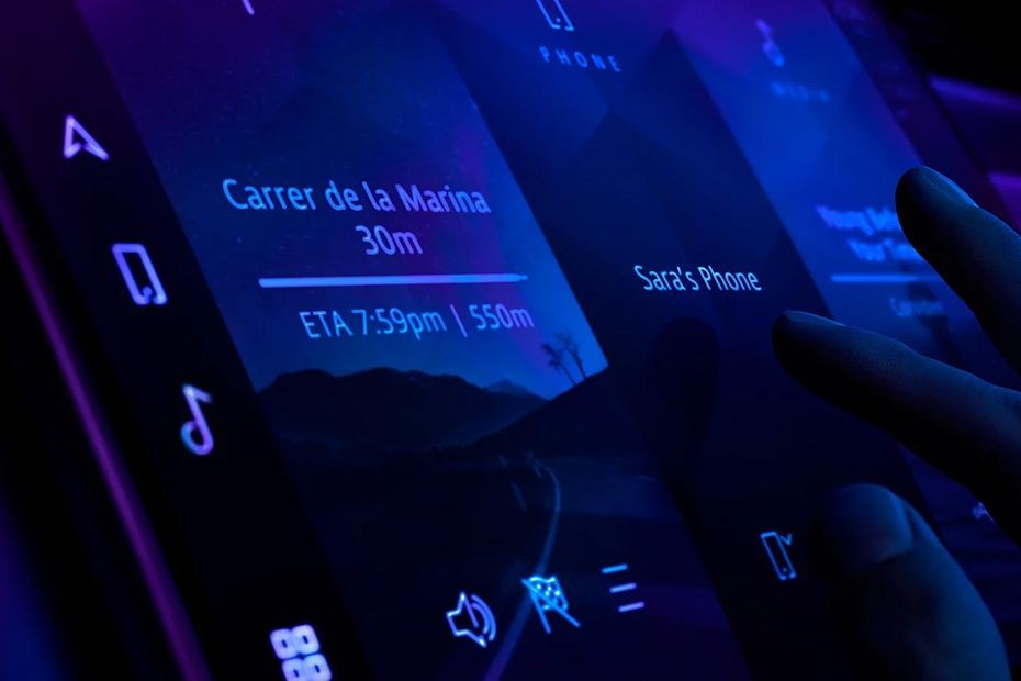 I-Pace touch screen
