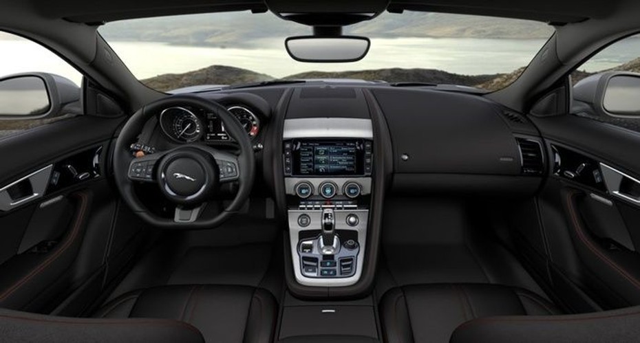 Dashboard View of F Type Coupe
