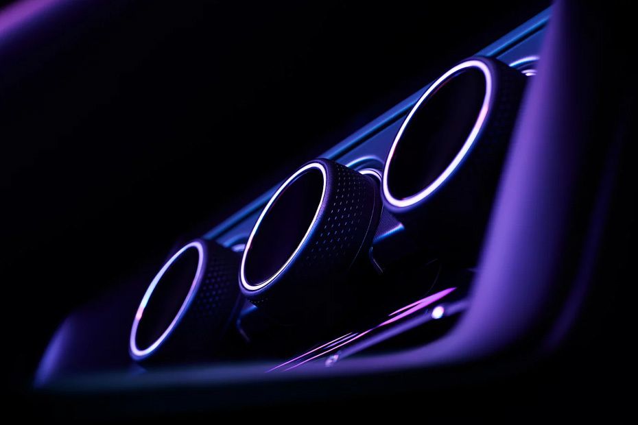 Front AC Controls of Jaguar F-Type